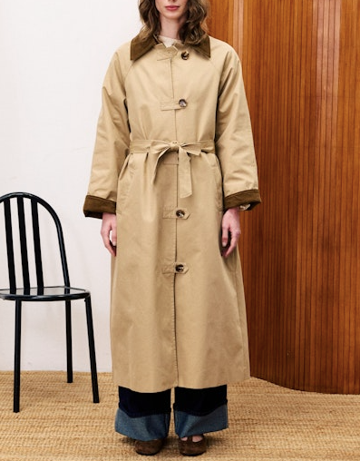 Sandy Trench Coat