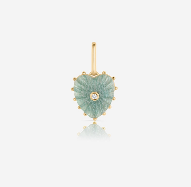 Isabel Amazonite Charm