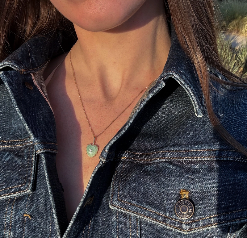 Isabel Amazonite Charm