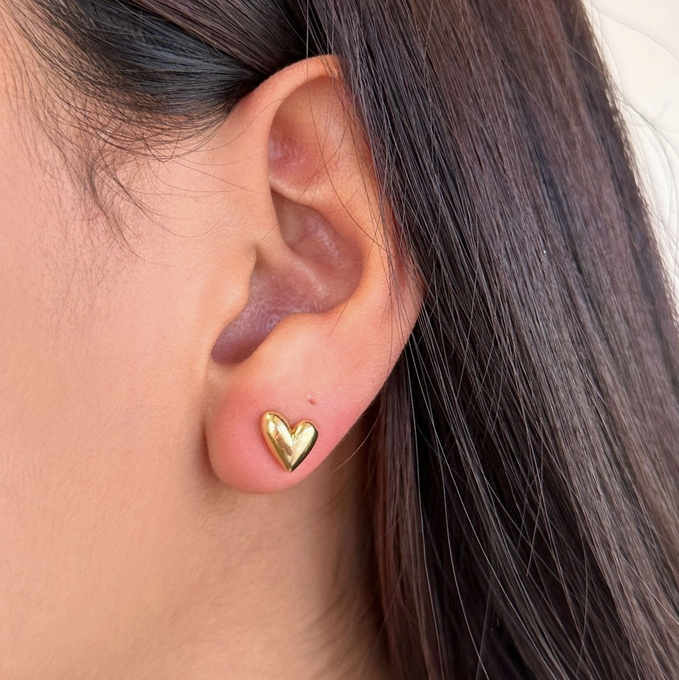 Hayden Heart Studs