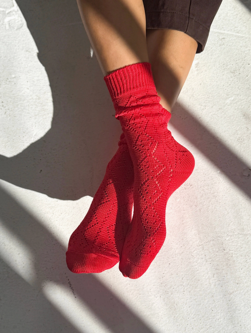 Eyelet Socks