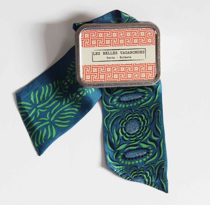 Camelia Slash Headband • Green