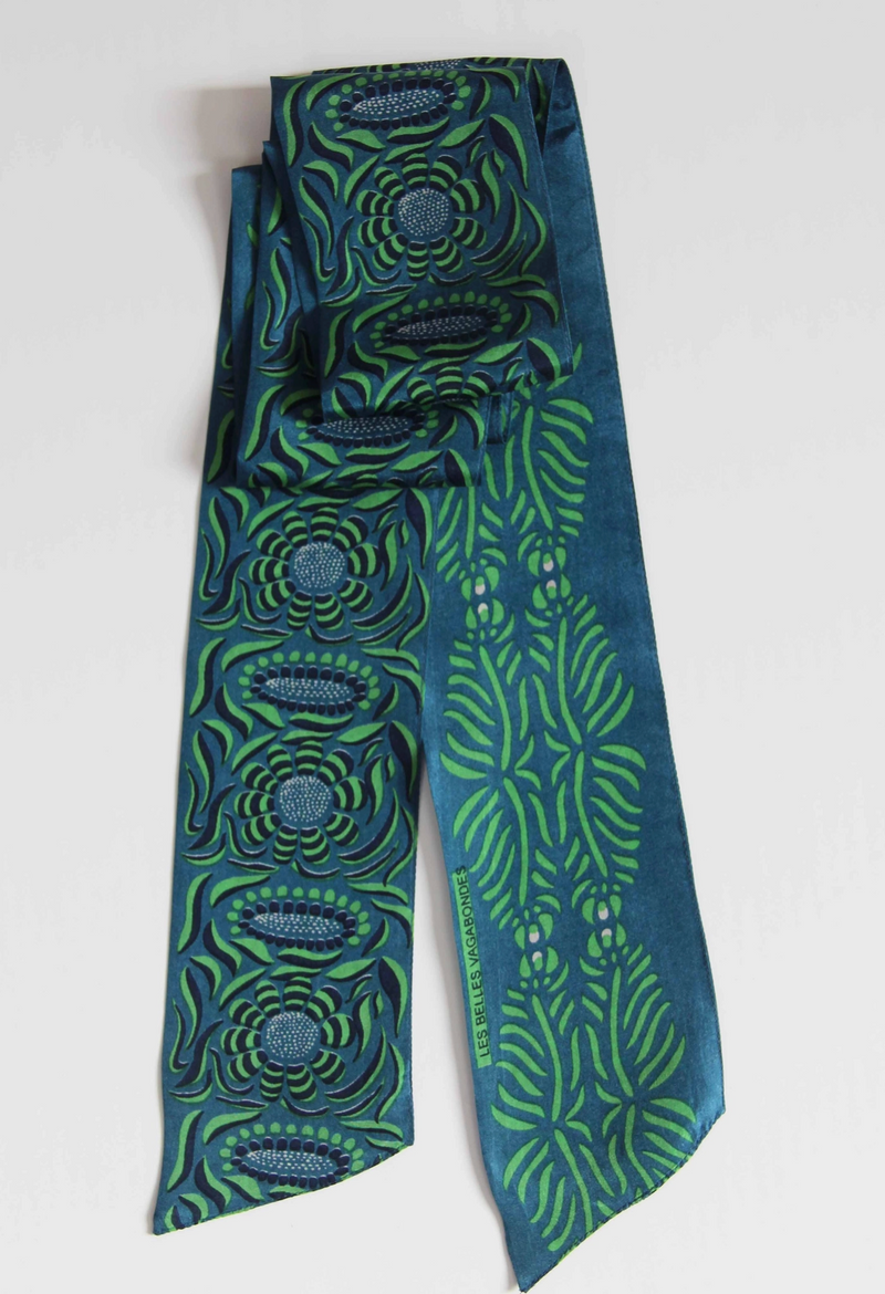 Camelia Slash Headband • Green