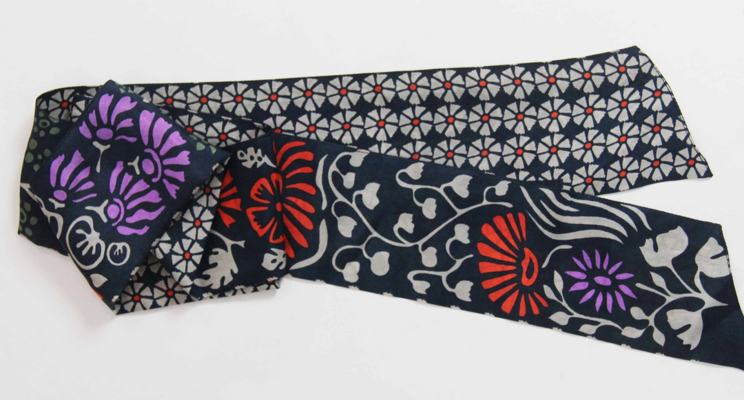 Clematis Slash Headband • Navy