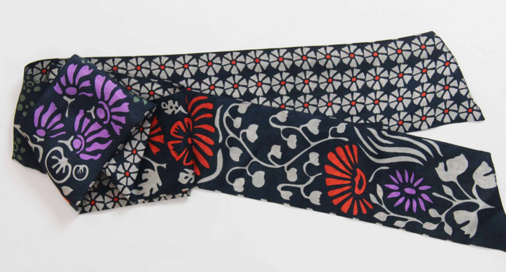 Clematis Slash Headband • Navy
