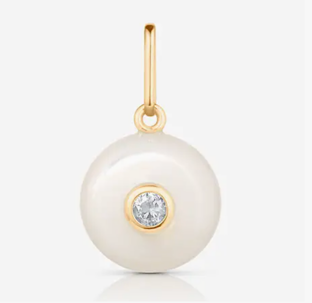 Bon Bon Mother of Pearl Charm