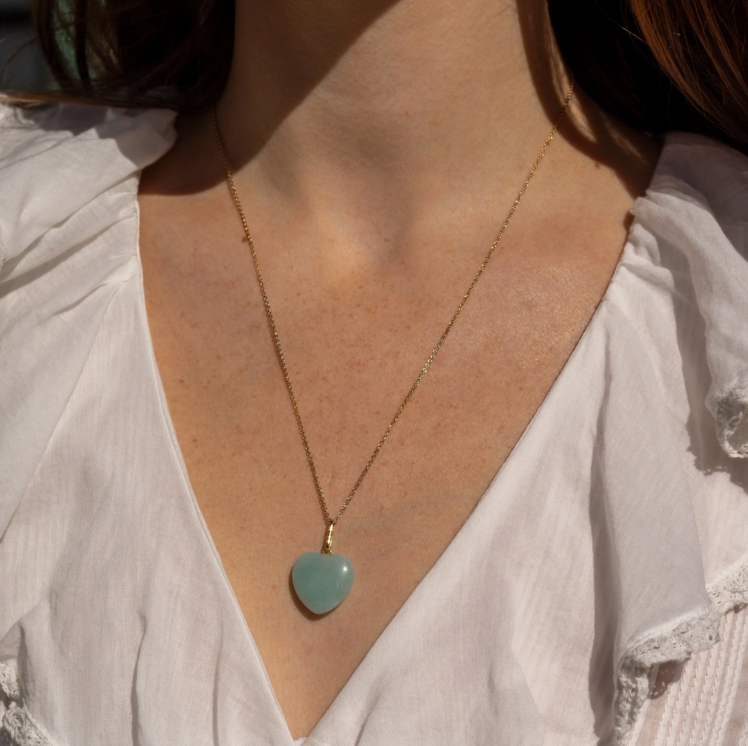 Gemma Amazonite Charm