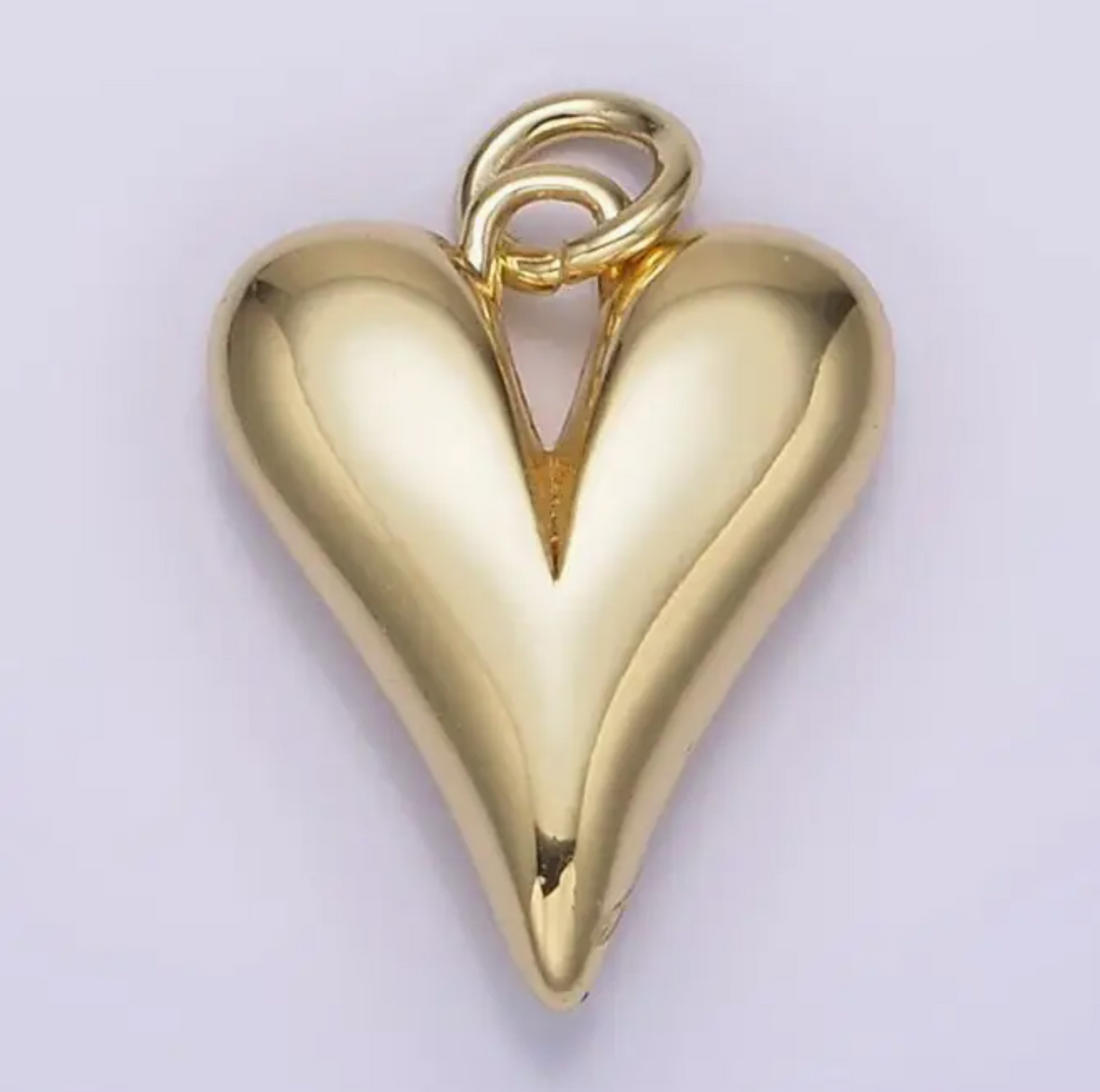 Puffy Heart Charm