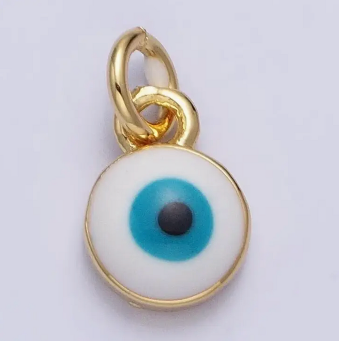 Enamel Evil Eye Charm