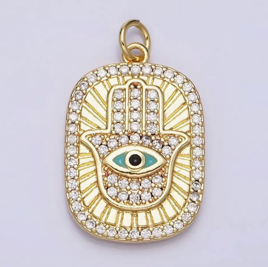 Hamsa Evil Eye Charm