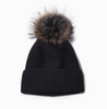 Fur Pom Pom Beanie