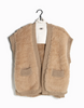 Faux Fur Knit Vest
