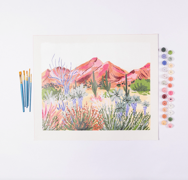 Bright Desert Paint By Number