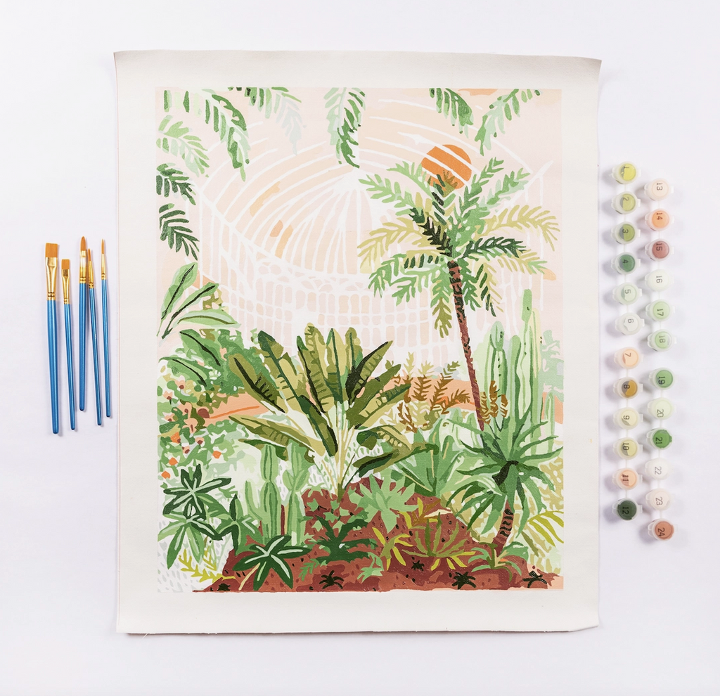 Victorian Greenhouse Paint By Number