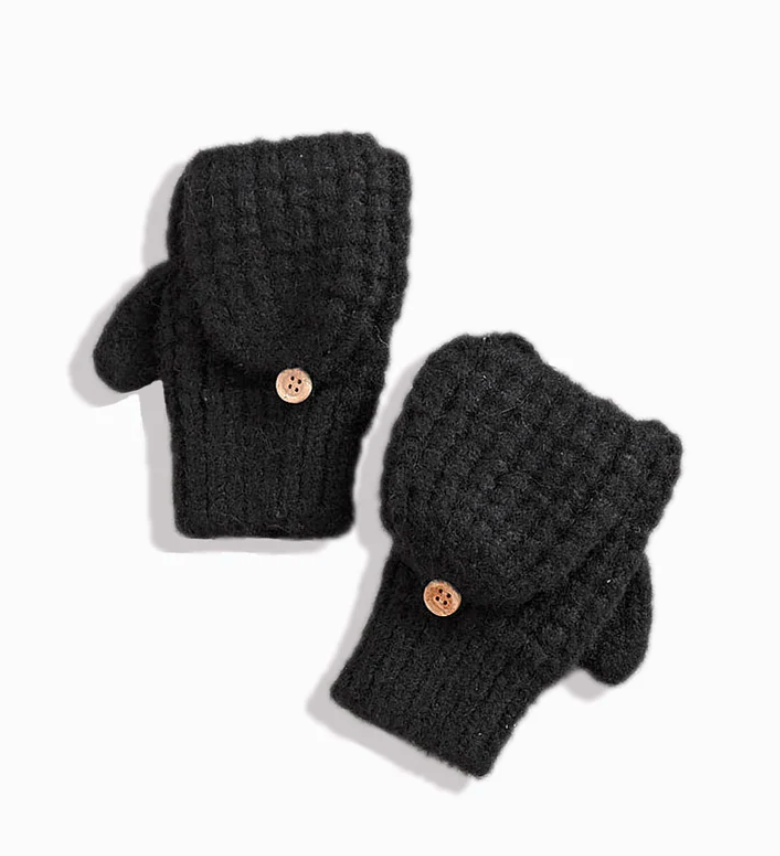 Waffle Knit Mittens