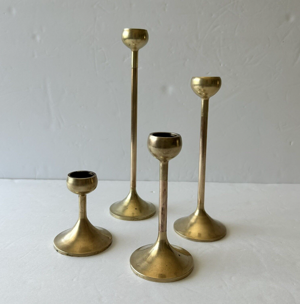Vintage Candle Stick Holder Set