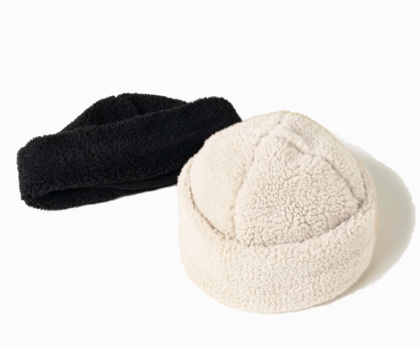 Shearling Crown Hat