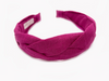 Linen Braided Headband • Berry Pink