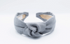 Linen Knot Headband • Grey