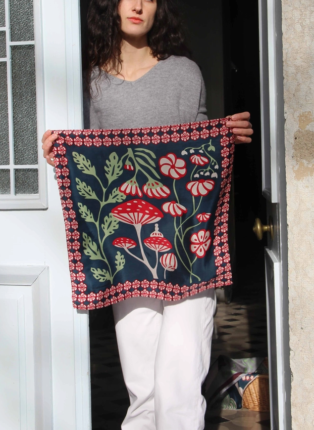 Mini Alice Scarf • Navy