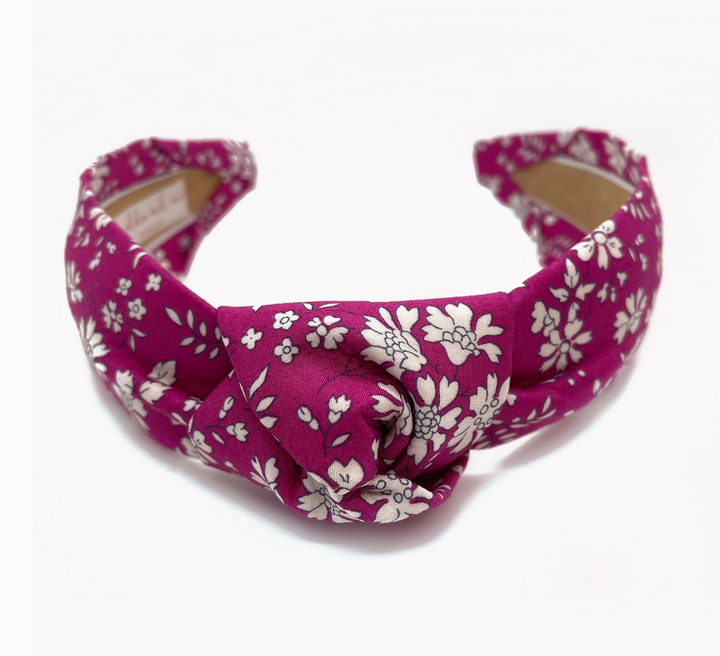 Liberty Knot Headband • Berry Pink