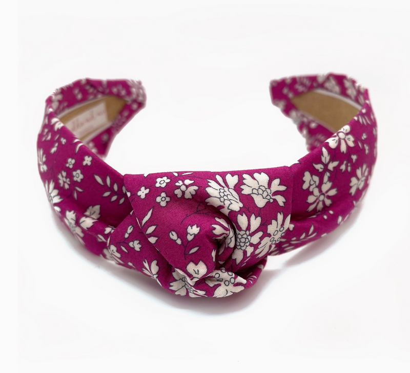 Liberty Knot Headband • Berry Pink