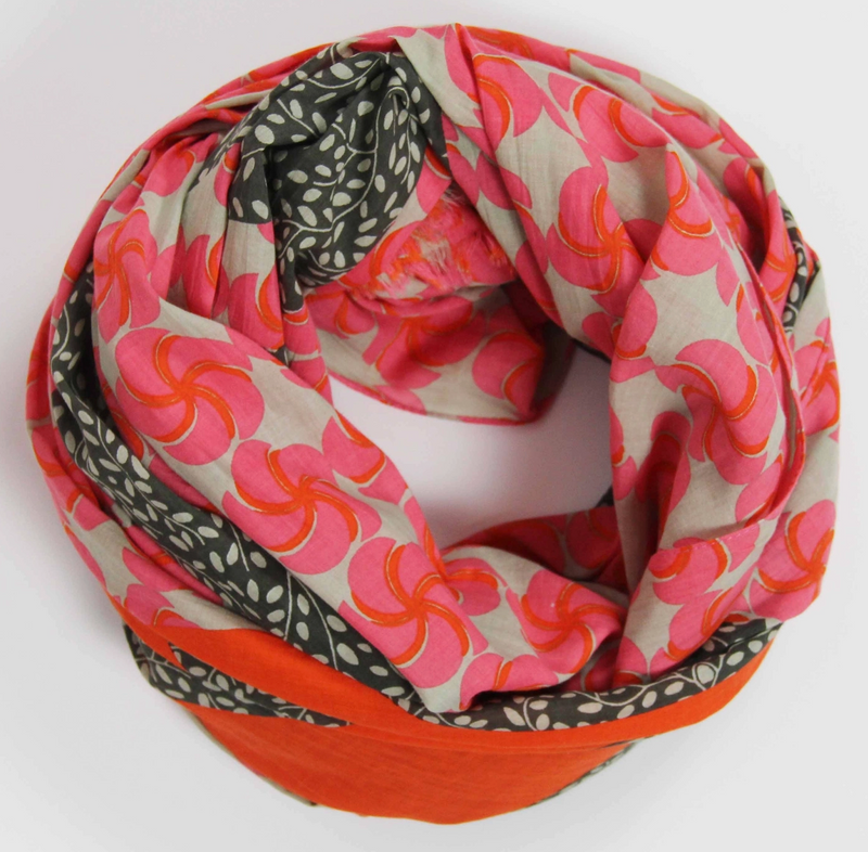 Baobab Organic Cotton Scarf • Pink