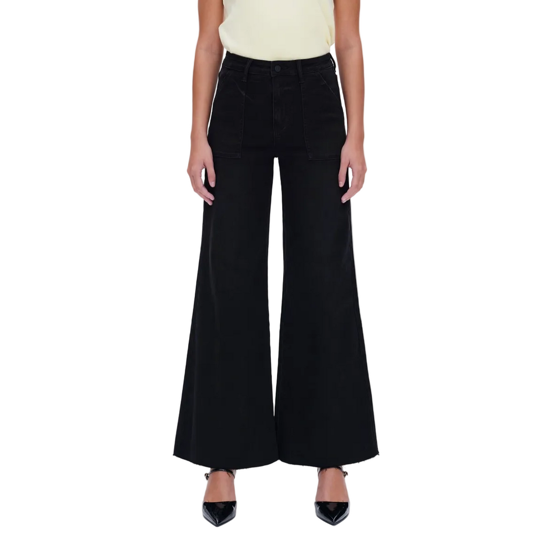 Rockin' Wide Leg Denim • Black
