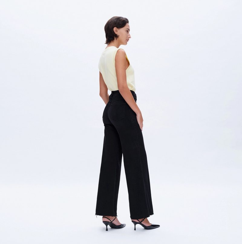 Rockin' Wide Leg Denim • Black