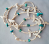 Vintage Beaded Turquoise Bird Necklace