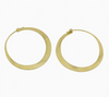 Flat Hoop Earrings