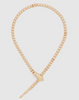 Snake Necklace • Matte Gold