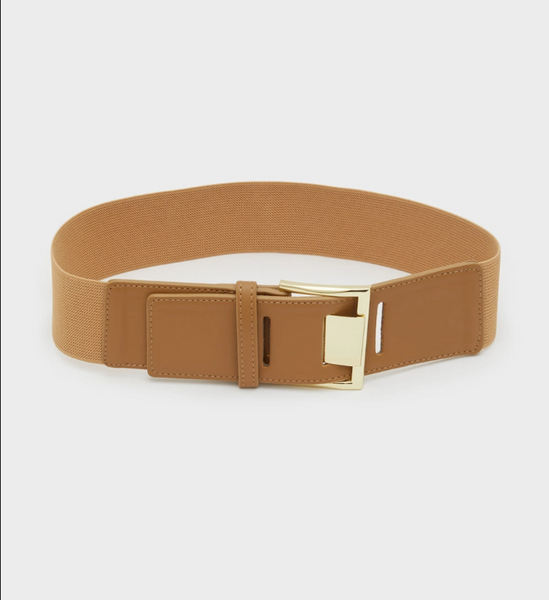 Mina Elastic Belt • Brown