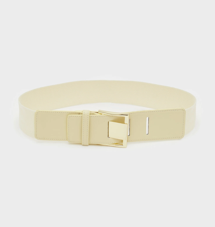 Mina Elastic Belt • Off White