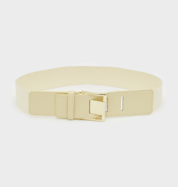 Mina Elastic Belt • Off White