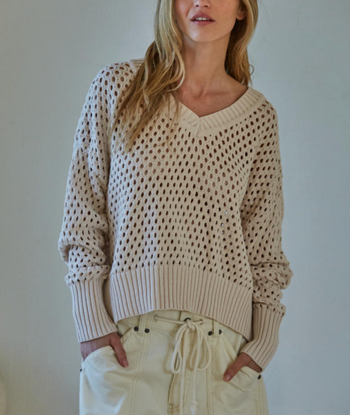 Eren Open Knit Top