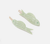 Jade Fish Barrettes