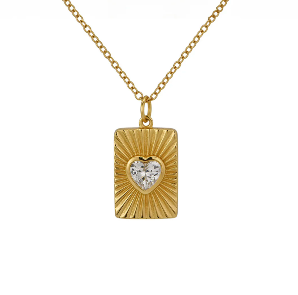 Stuck on You Heart Pendant