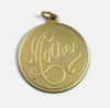 Vintage Brass "Mother" Charm