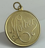 Vintage Brass "Mother" Charm