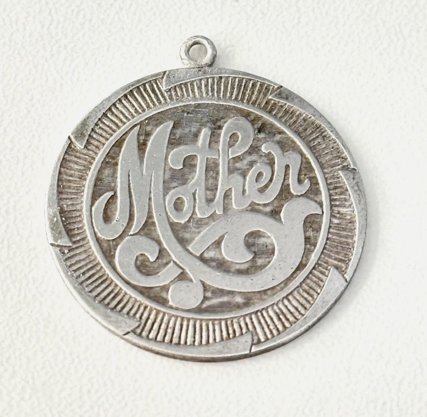 Vintage Sterling Silver "Mother" Charm • No. 1