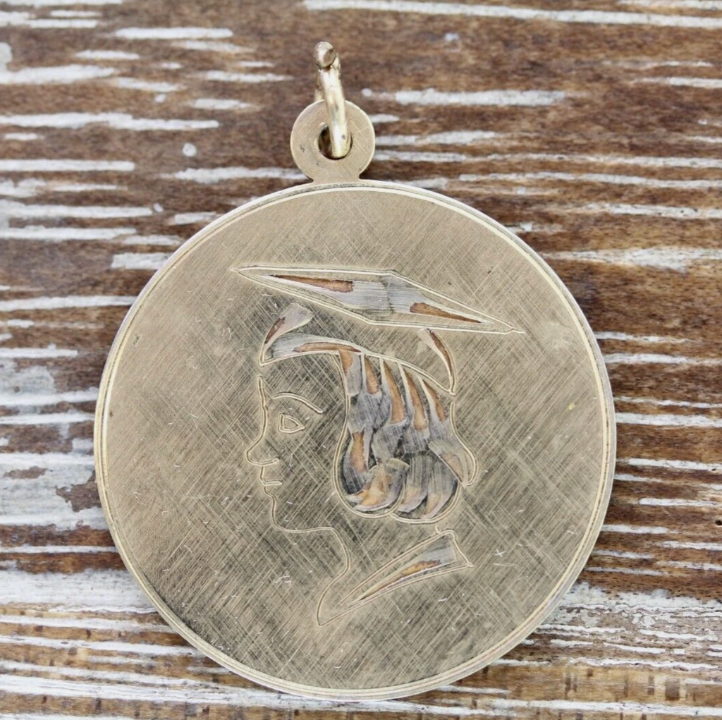 Vintage Graduation Girl Pendant