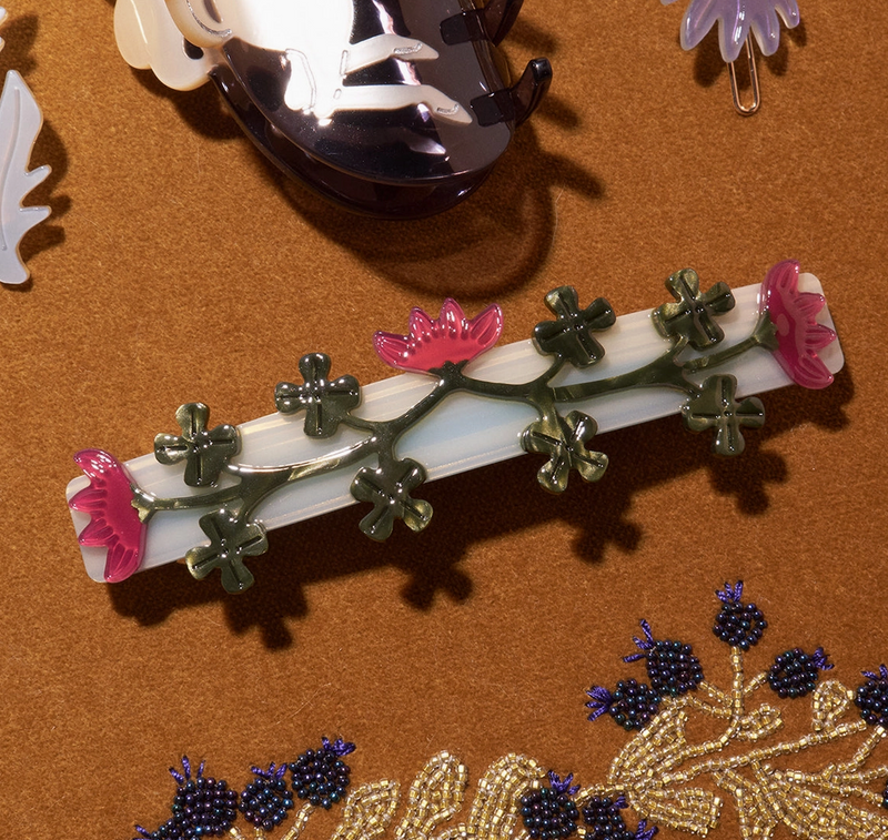 Crimson & Clover Hair Clip