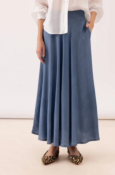Denim Effect Skirt