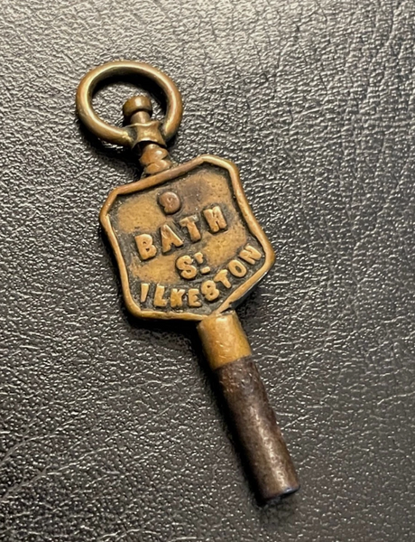 Vintage Joseph Hollis Key Pendant