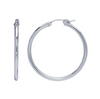 Hinged Post Hoops • Sterling Silver