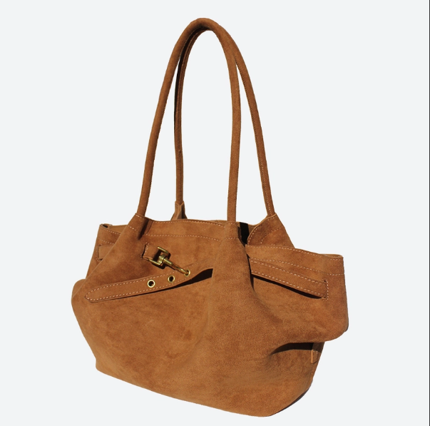Alora Suede Shoulder Bag