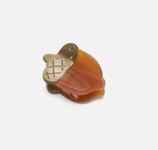 Acorn Mini Hair Claw Clip