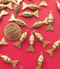 Brass Articulated Fish Pendant