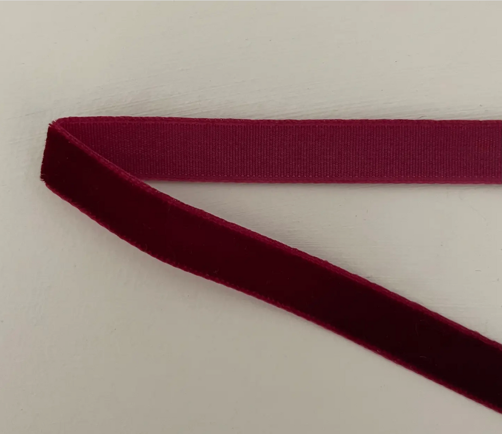 Small Brass Flared Bell • w/ Velvet Ribbon